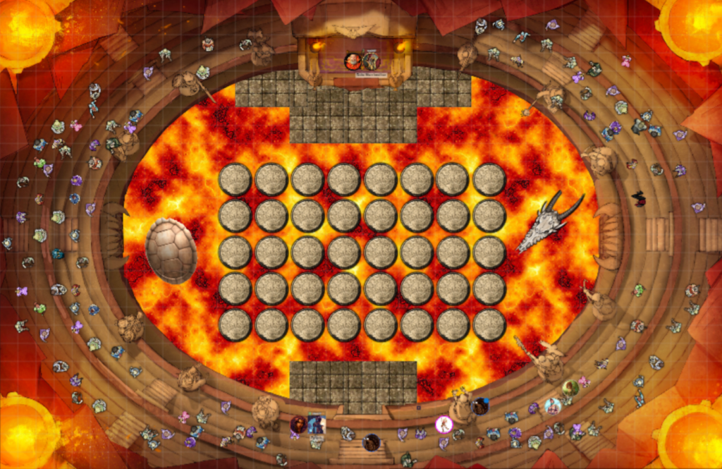 The Fire Arena Map