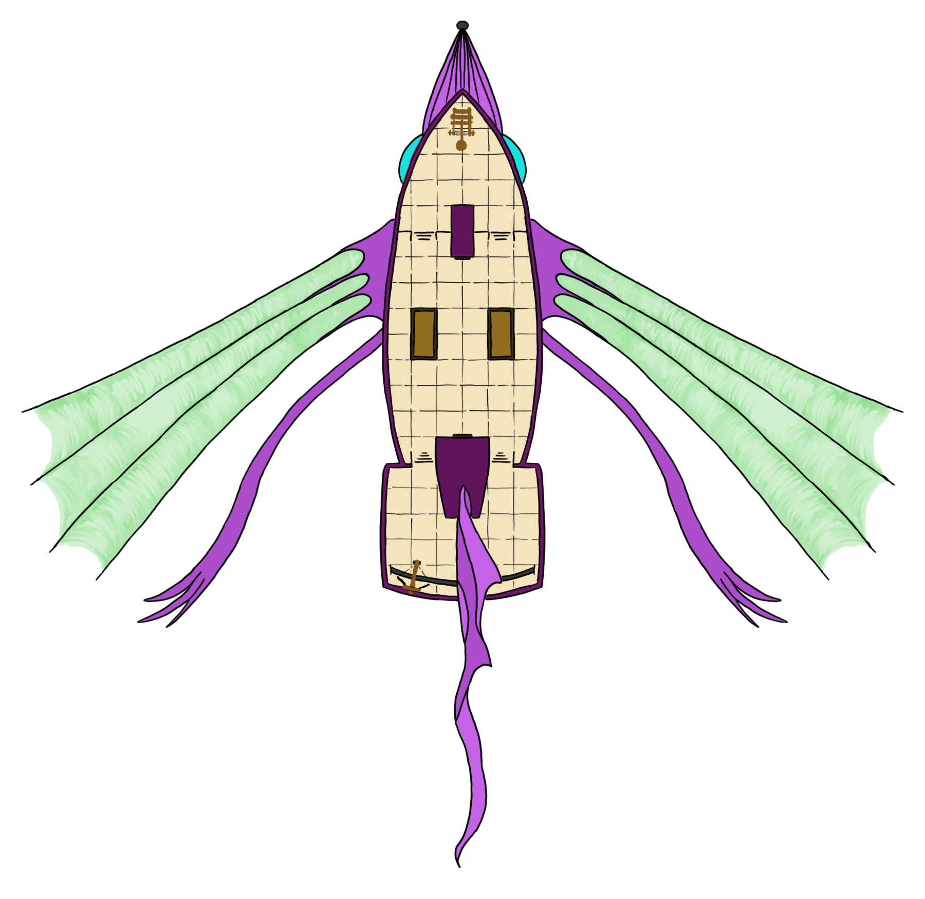 Flying Fish Ship Dungeonsports Coliseum