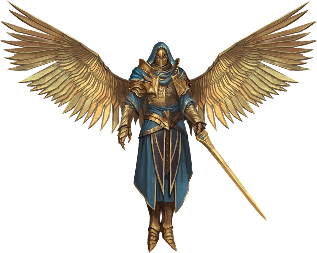 An angel you can salvage in Lairs of Etharis